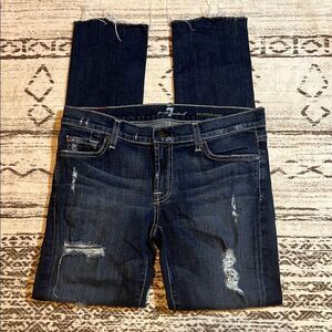 7ForAllMankind Roxanne Cutoff Ankle Jeans